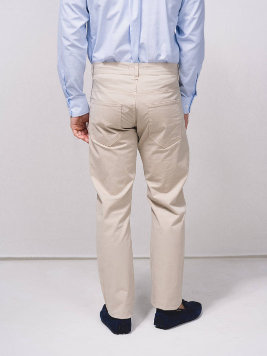 Pantaloni chino regular fit a cinque tasche
