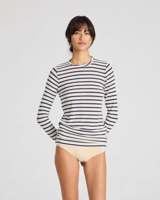 Maglia Thyra a righe in misto lana