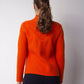 Maglione a collo alto in misto cashmere con trecce 3D