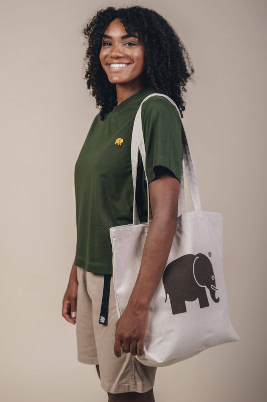 T-shirt essenziale donna in cotone biologico