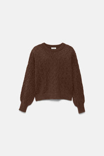 Maglione a maglia strutturata
