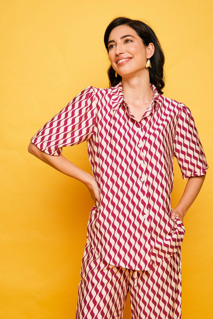 Camicia Aguadulce fucsia