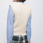 Gilet in maglia strutturata