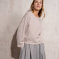 Maglione in maglia con motivo a rombi