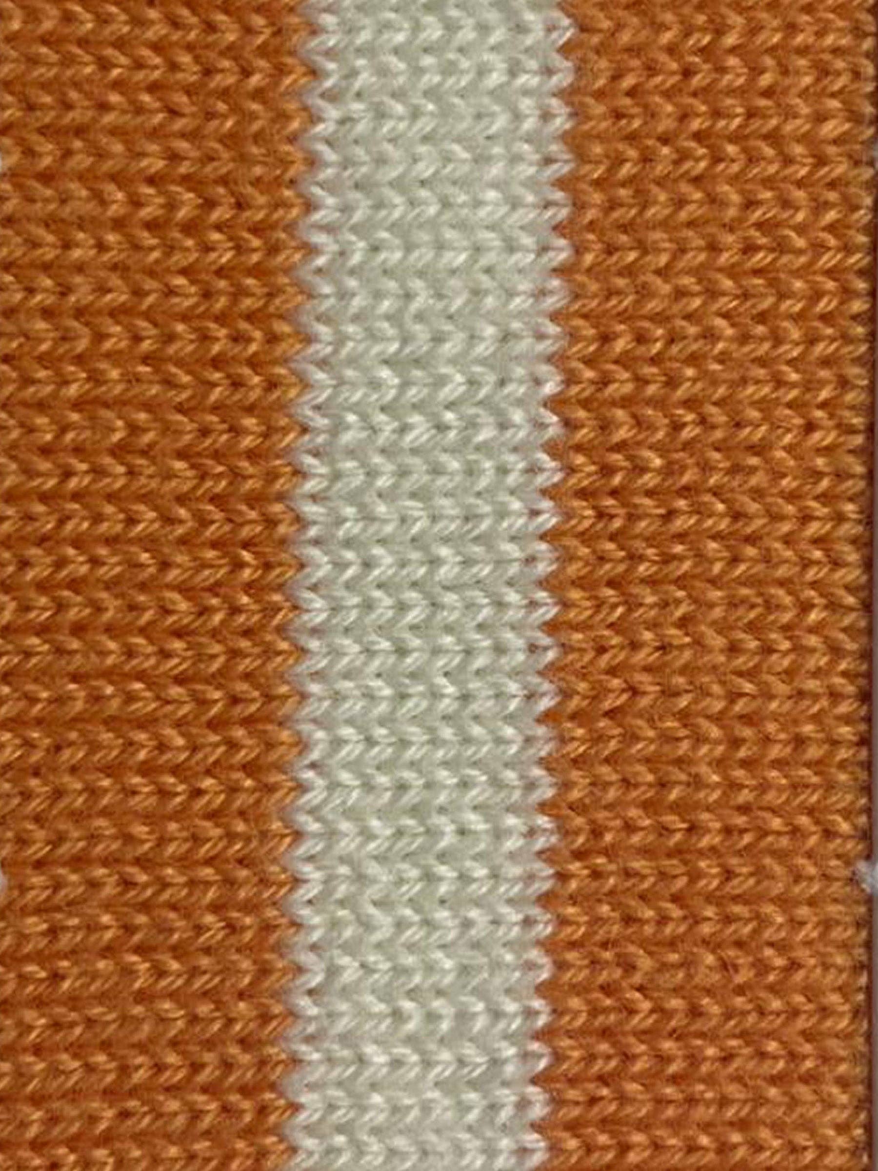 Cardigan in cotone bicolor traforato con laccetti