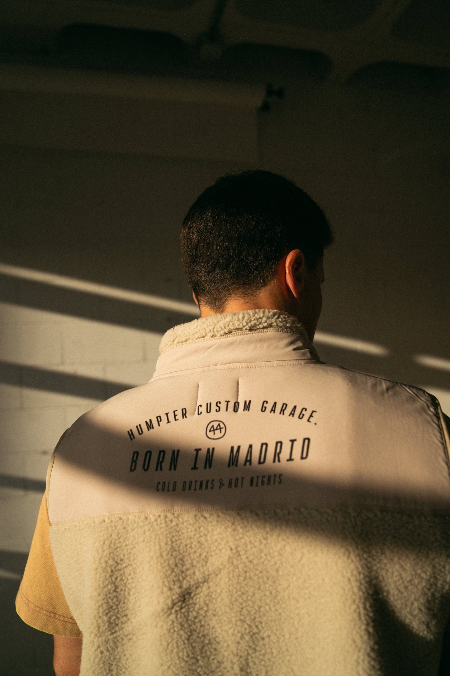 Gilet in pile Born in Madrid