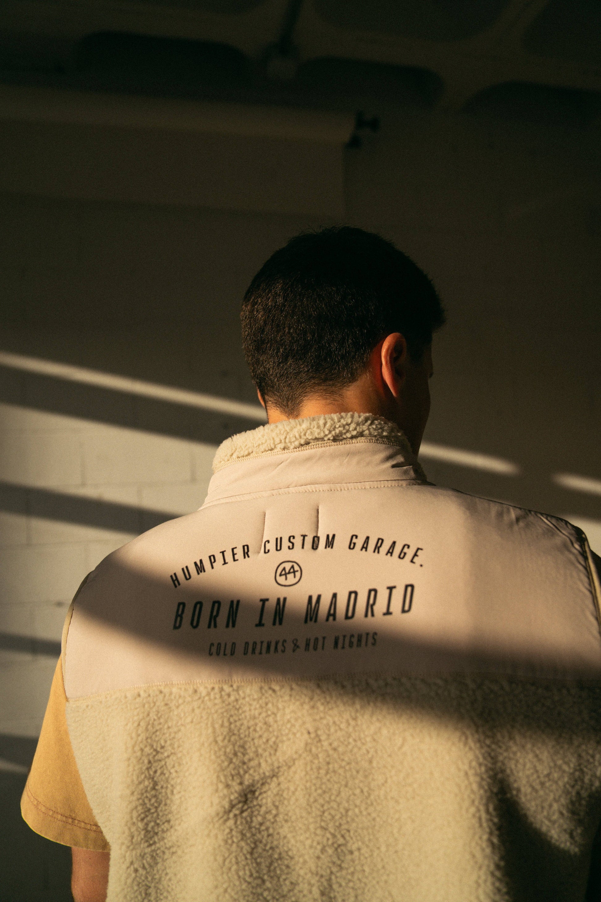 Gilet in pile Born in Madrid