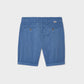 Bermuda in cotone biologico azzurro chiaro