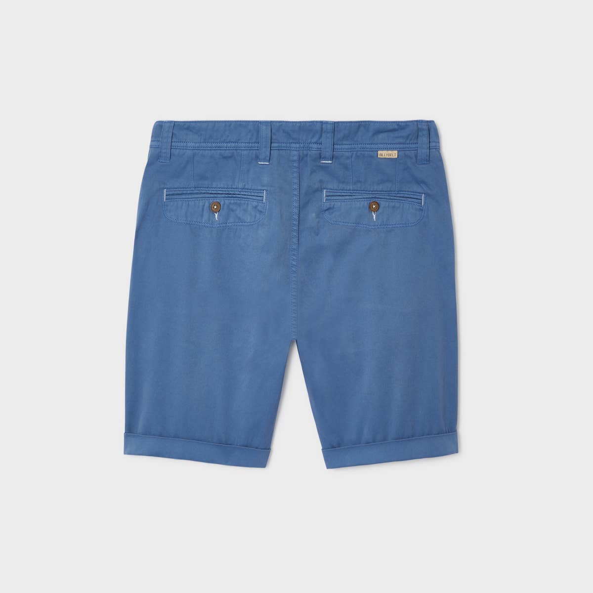 Bermuda in cotone biologico azzurro chiaro