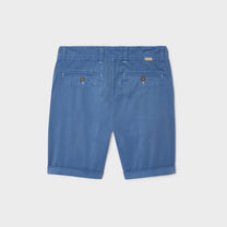 Bermuda in cotone biologico azzurro chiaro