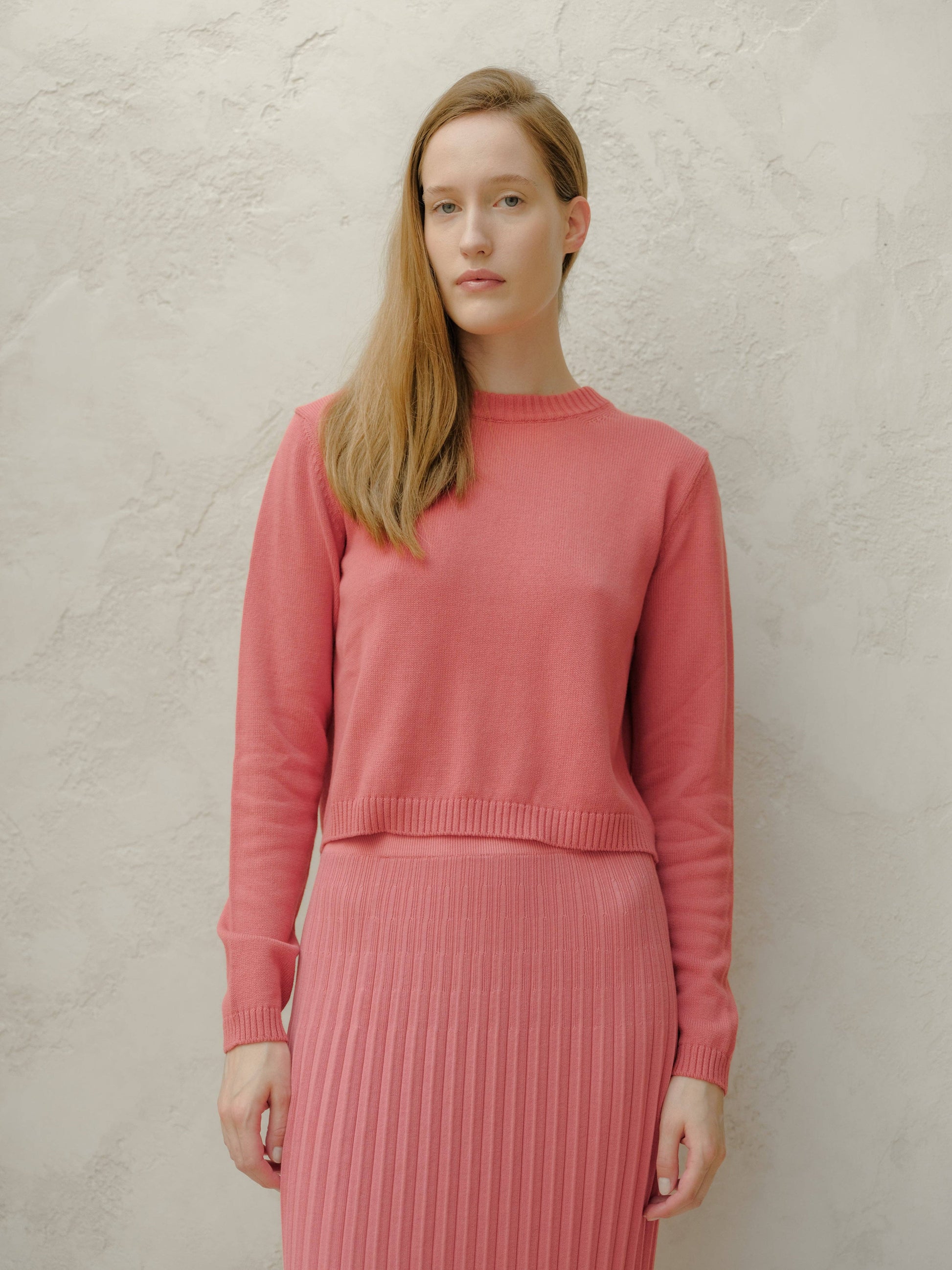 Maglione girocollo in cotone fine
