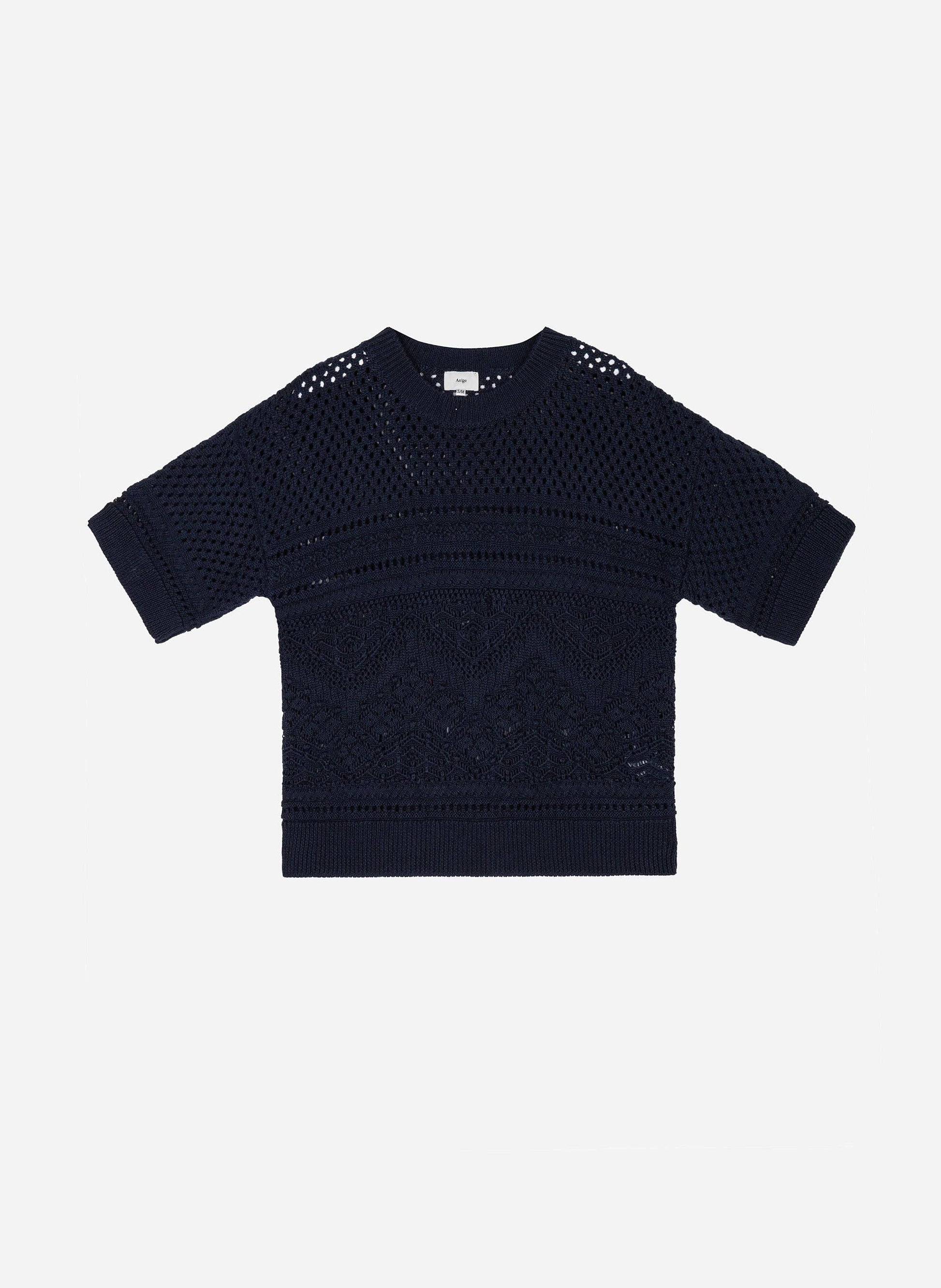 Maglione girocollo Vanouka blu marino