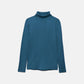 Maglione a maglia rasata con collo alto