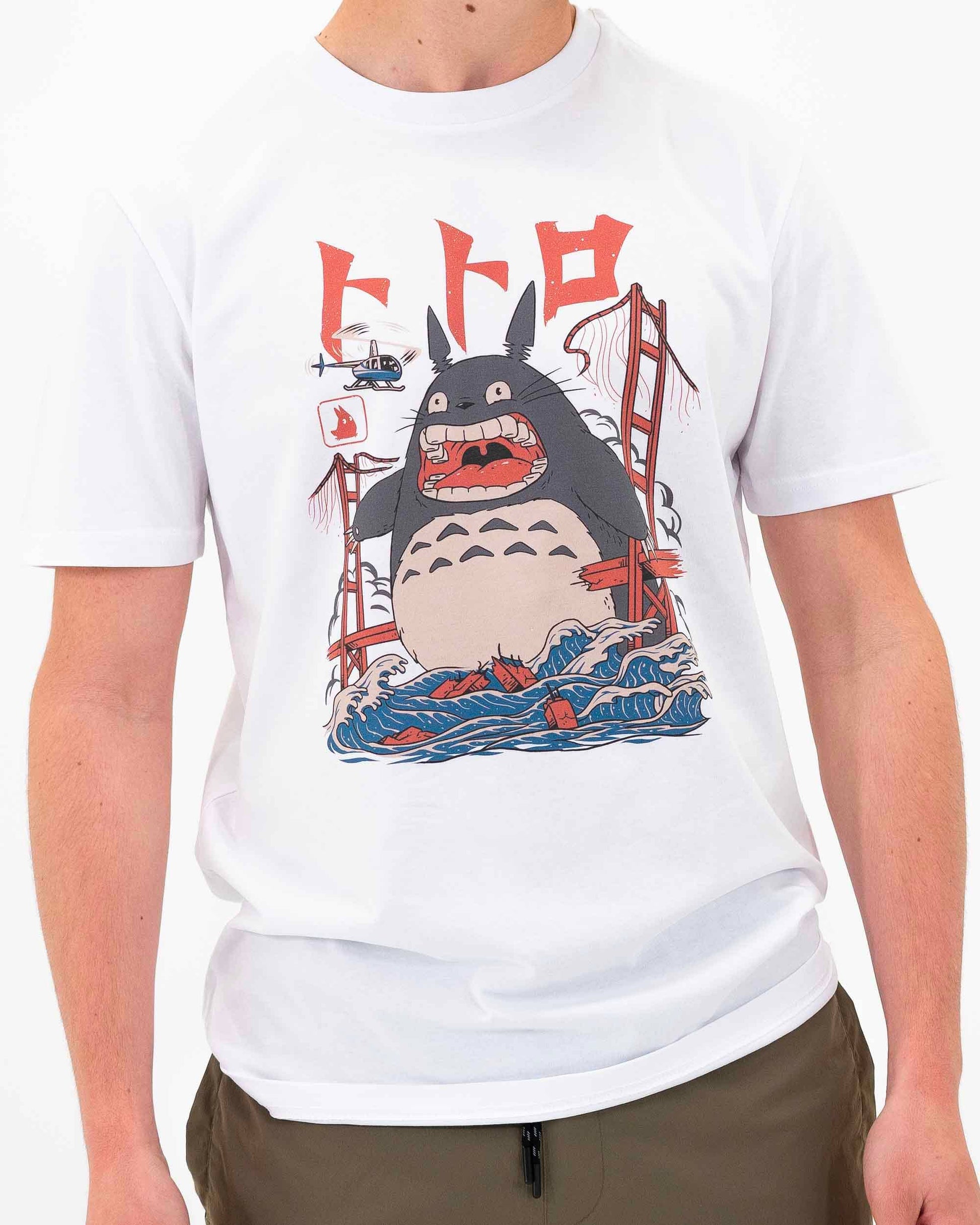 T-shirt Totoro Attack in cotone biologico