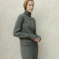 Maglione dolcevita in lana merino extrafine