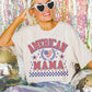 T-shirt oversize con grafica American Mama