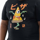 T-shirt Yokai Pizza vintage giapponese in cotone biologico