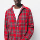 Camicia tartan a quadri con maniche lunghe
