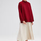 Maglione basic a collo alto in maglia