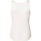 Top in cotone biologico con dettagli in pizzo