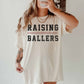 T-shirt oversize con grafica Raising Ballers