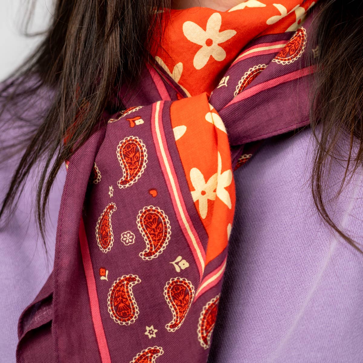 Foulard Célestine in cotone biologico