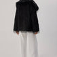 Cappotto corto in pelliccia sintetica