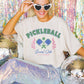 T-shirt Oversize Pickleball Social Club con Grafica