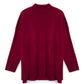 Maglione basic a collo alto in maglia