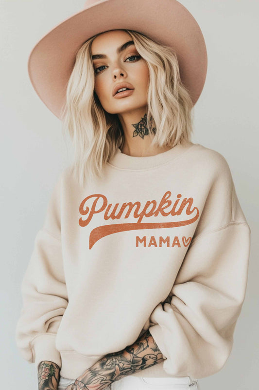 Felpa oversize “Pumpkin Mama”