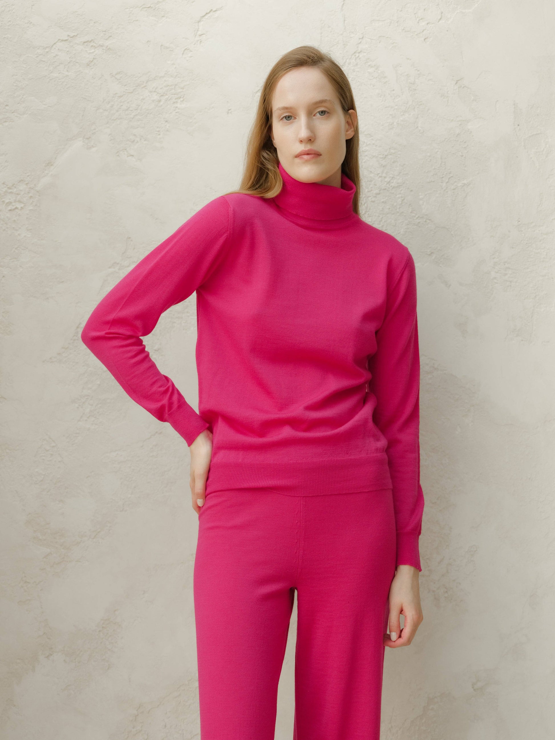Maglione dolcevita in lana merino extra fine