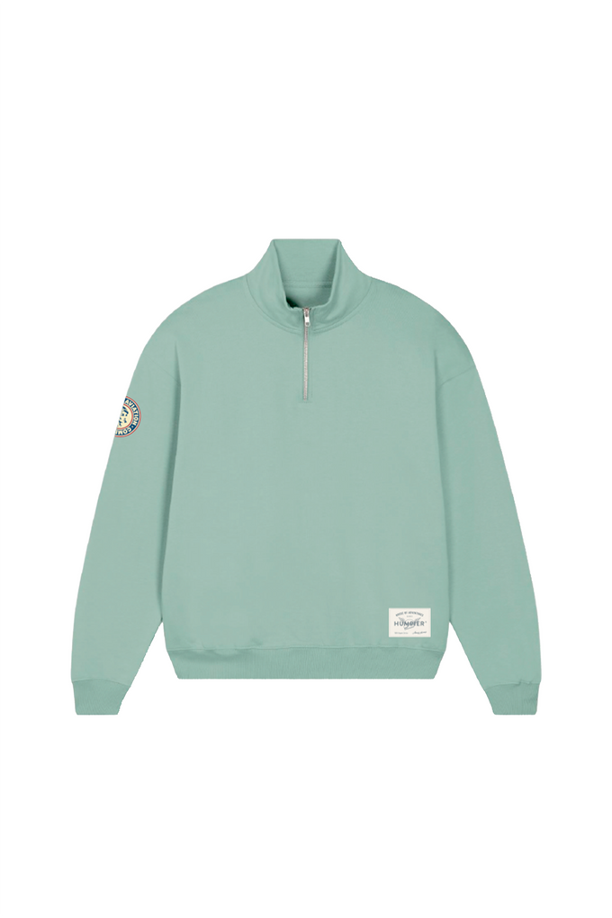 Jersey Aviation verde in cotone biologico