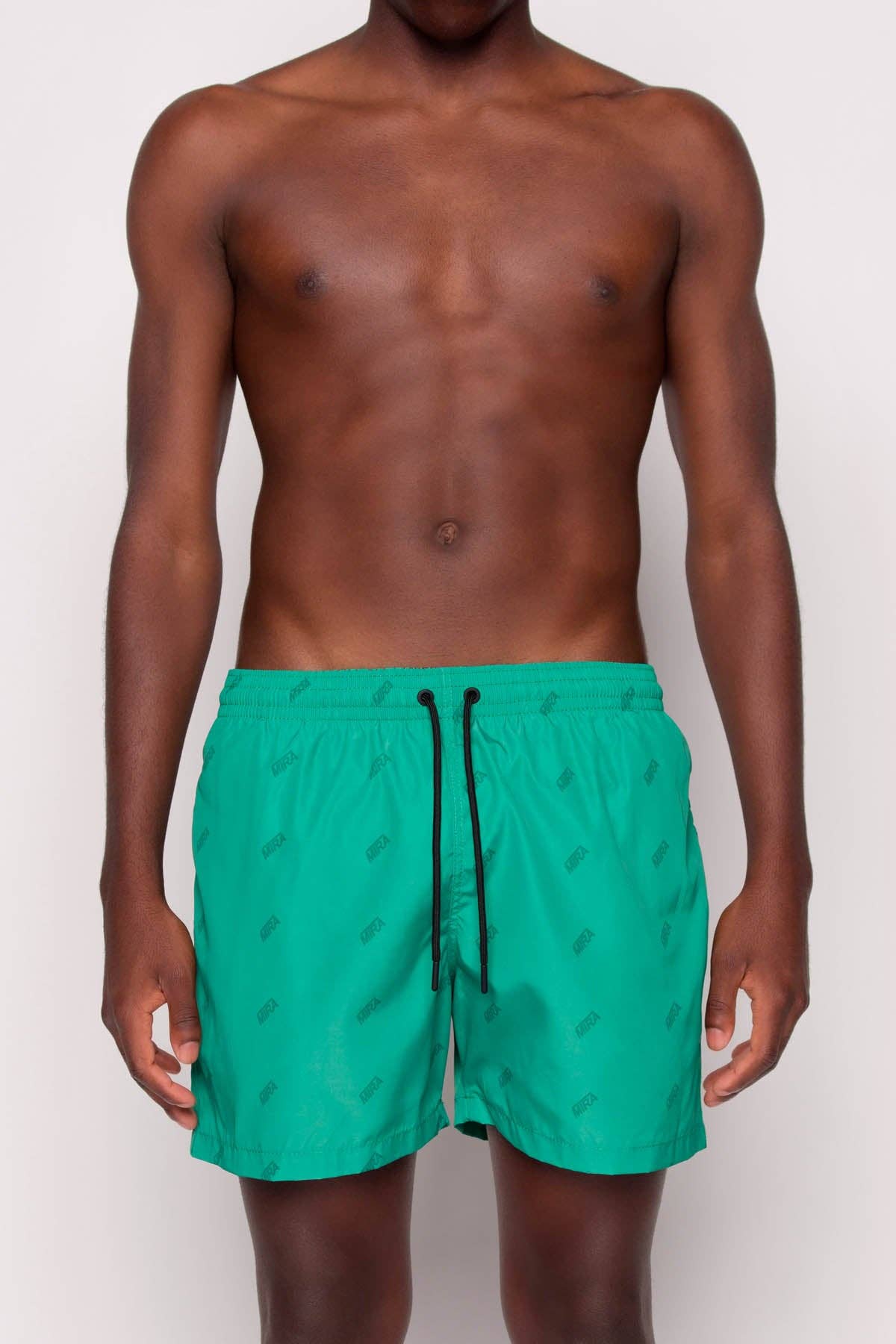 Costume da bagno uomo verde con asciugatura rapida