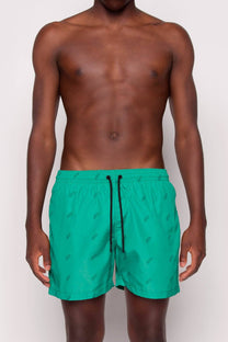 Costume da bagno uomo verde con asciugatura rapida