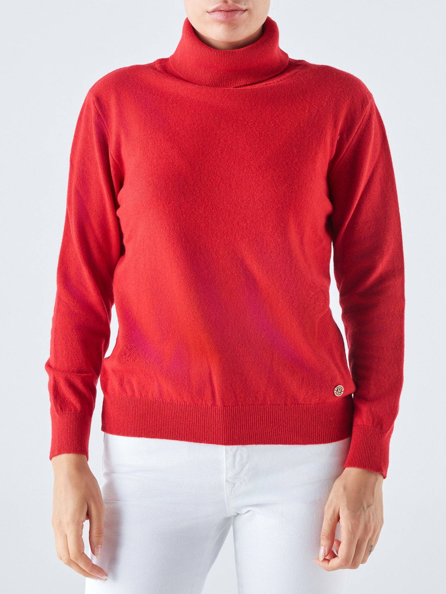 Maglia dolcevita in misto lana e cashmere