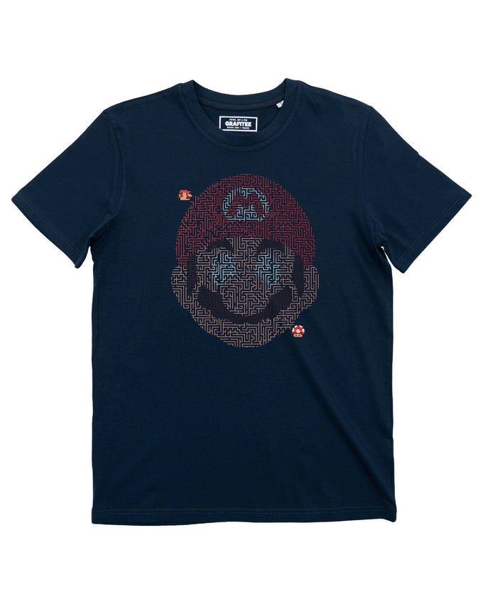 T-shirt Labirinto di Mario in Cotone Biologico