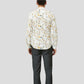 Camicia slim fit elasticizzata con stampa bubbles