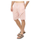 Pantaloncini estivi in cotone rosa con coulisse