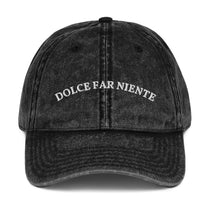 Cappello vintage ricamato “Dolce Far Niente”