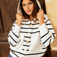 Cardigan caldo grigio con colletto polo