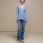 Cardigan in maglia con scollo a V e bottoni