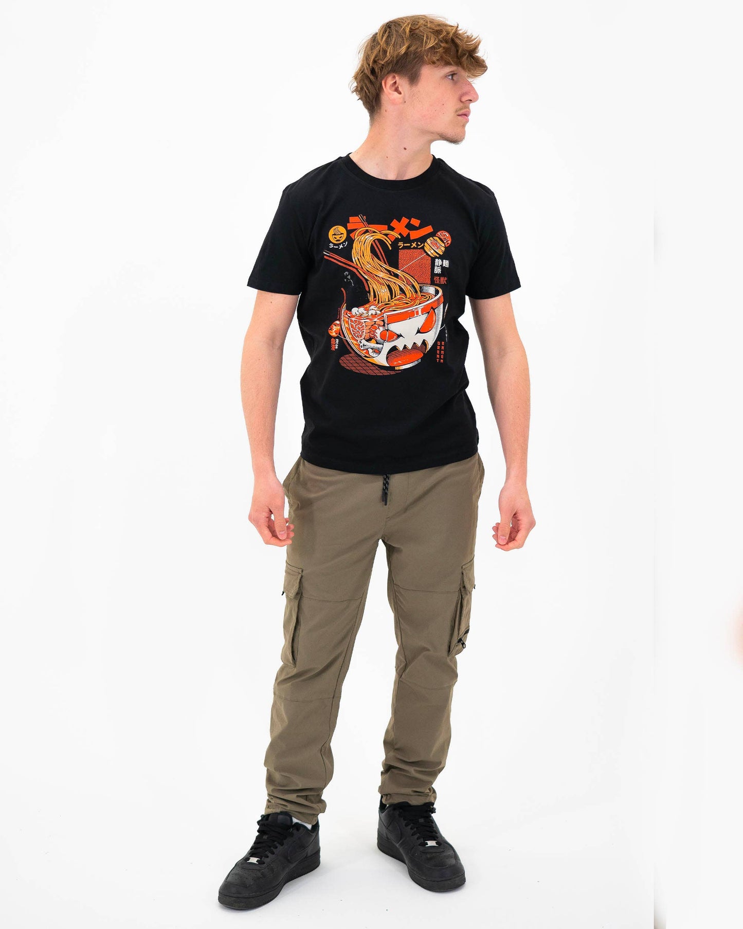 T-shirt manga ramen X-ray unisex in cotone biologico