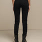 Pantaloni skinny in cotone stretch a vita alta