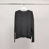 Maglione morbido e fluido con scollo a V