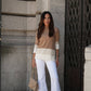 Maglia Nervo bicolore in lana e cashmere