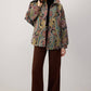 Giacca bomber fantasia paisley multicolor