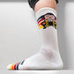 Calze Rainbow Loco Monky a righe arcobaleno