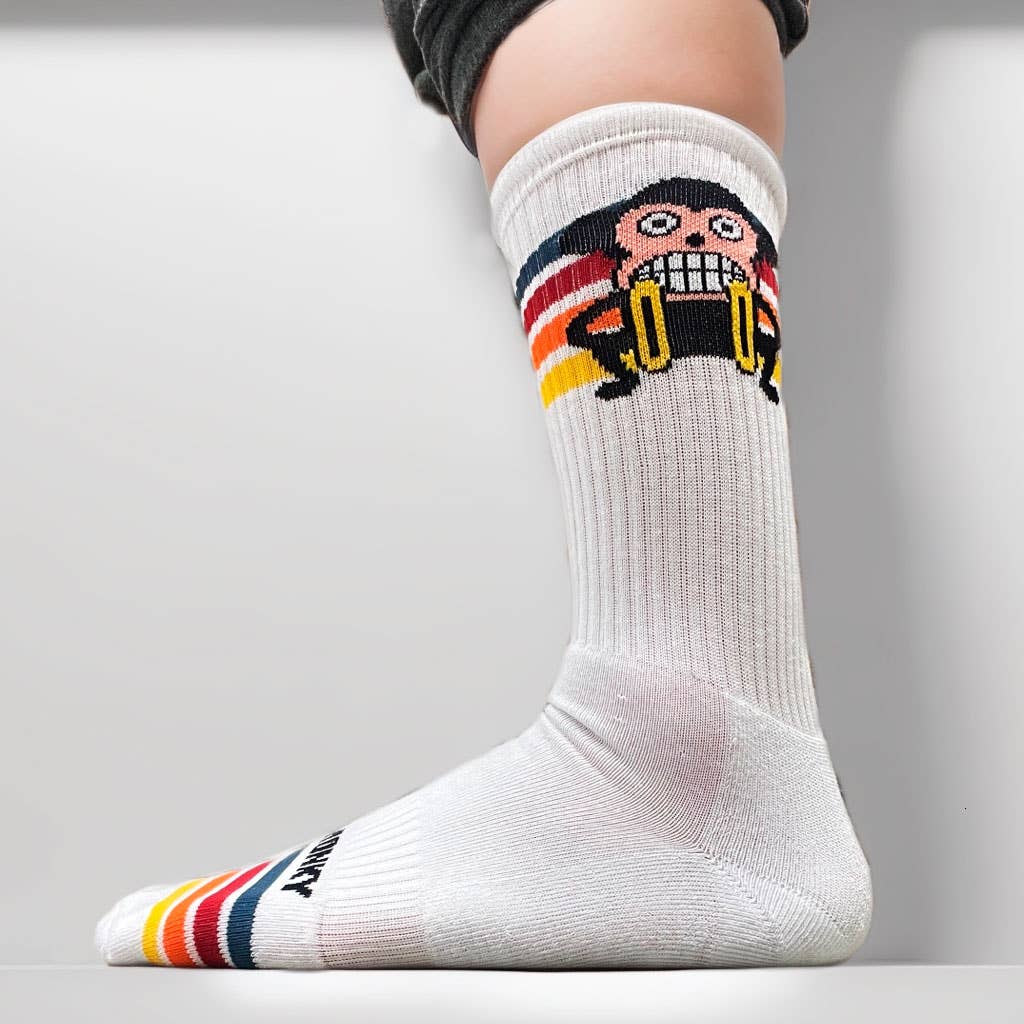 Calze Rainbow Loco Monky a righe arcobaleno