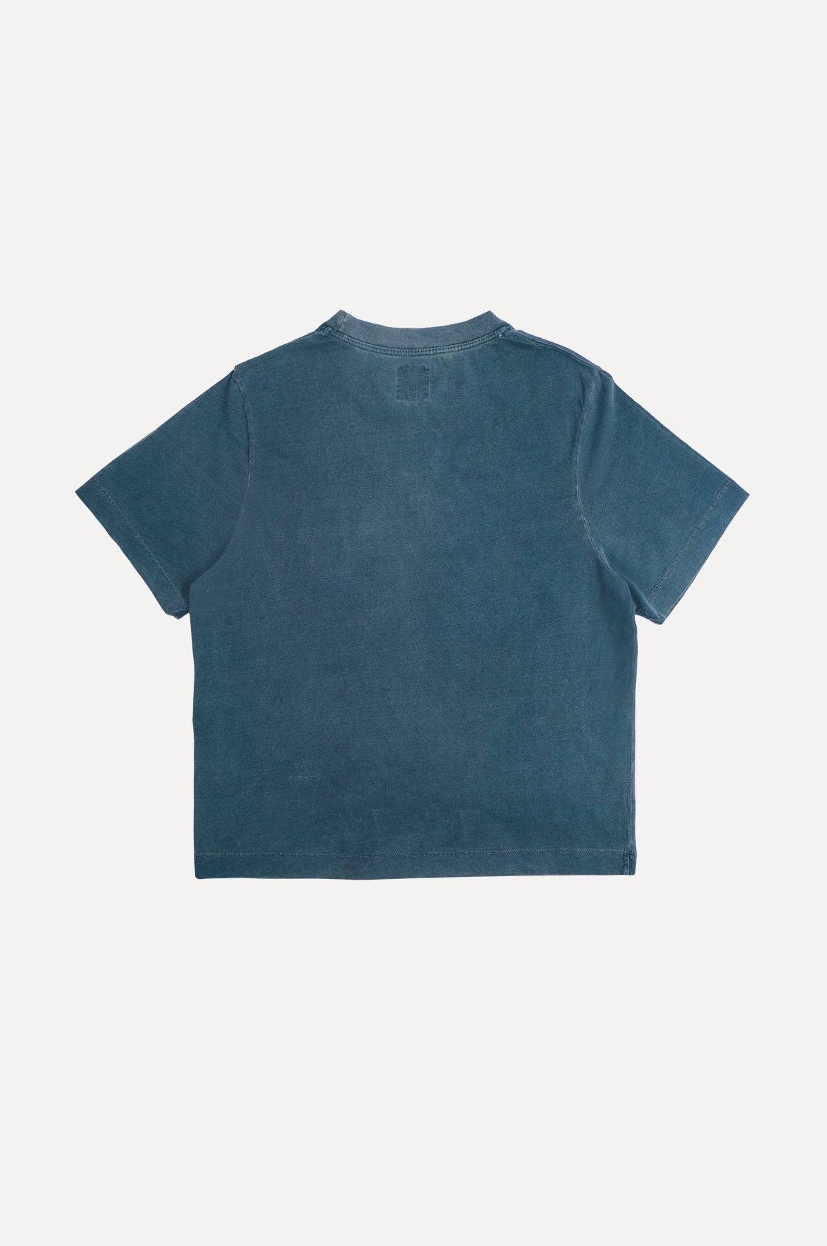 T-shirt donna Garceta tinta a pigmenti verde olmo