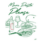T-shirt unisex in cotone biologico "More Pasta Please"